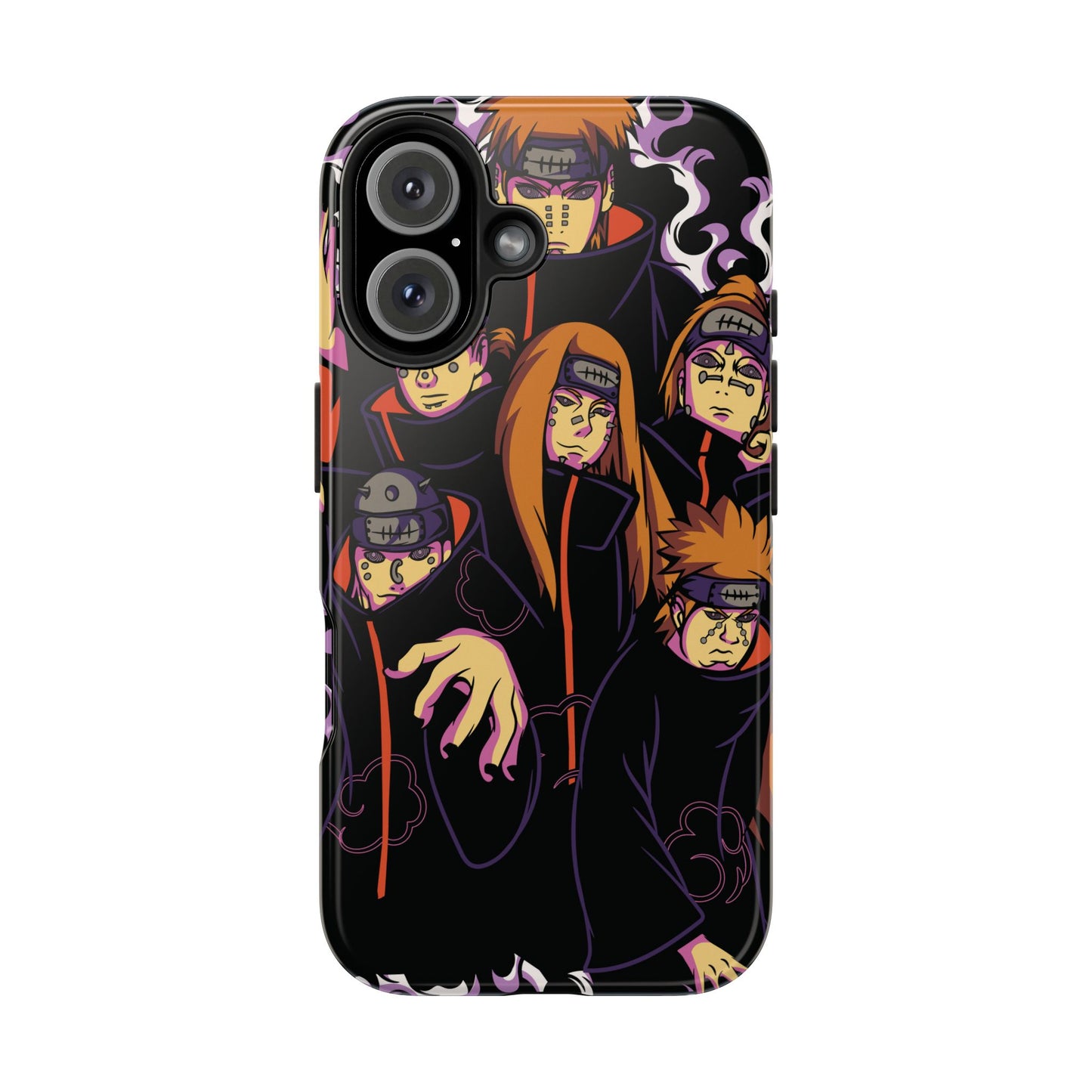 Akatsuki Six Paths of Pain Phone Case | Anime-Inspired Protective Case | Rinnegan Villain iPhone & Samsung Cover | Otaku Manga Case