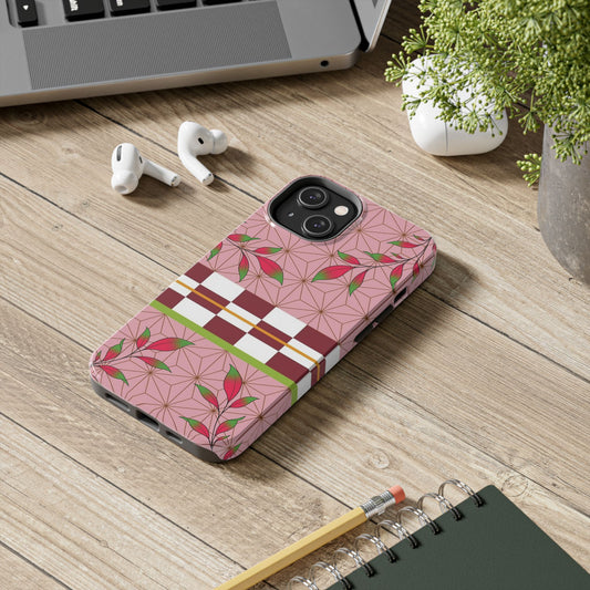 Demon Flower Haori Double Layered Phone Case