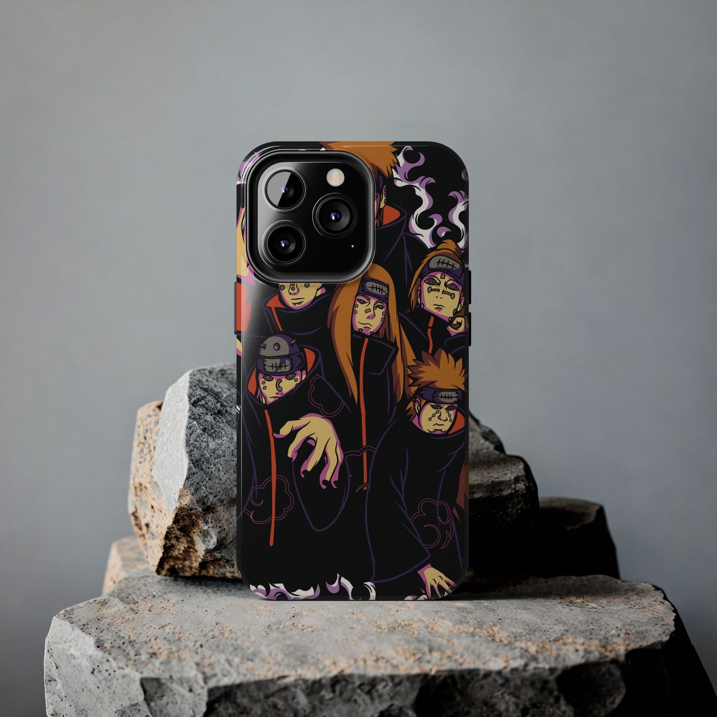Akatsuki Six Paths of Pain Phone Case | Anime-Inspired Protective Case | Rinnegan Villain iPhone & Samsung Cover | Otaku Manga Case