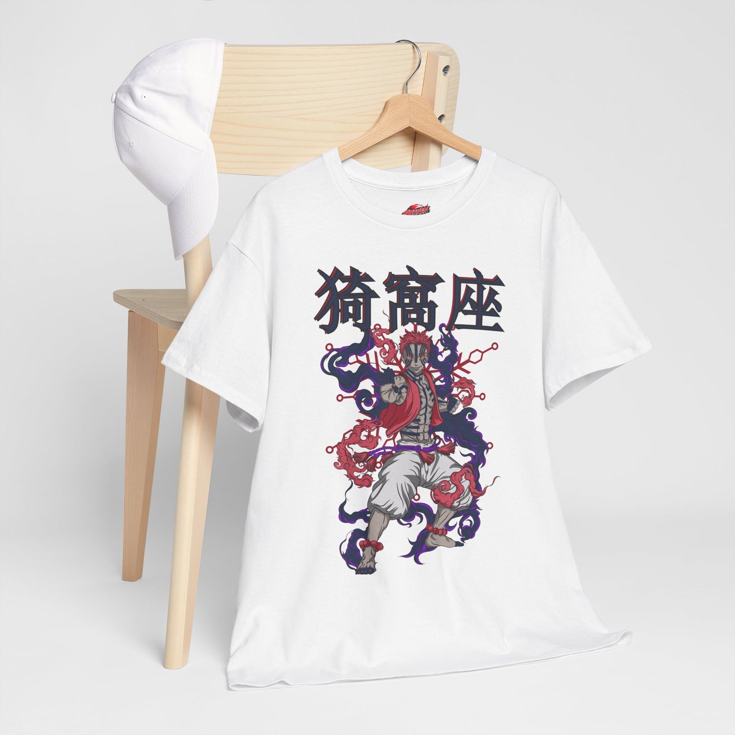 Akaza Blood Demon Art T-Shirt | Anime-Graphic Streetwear Tee
