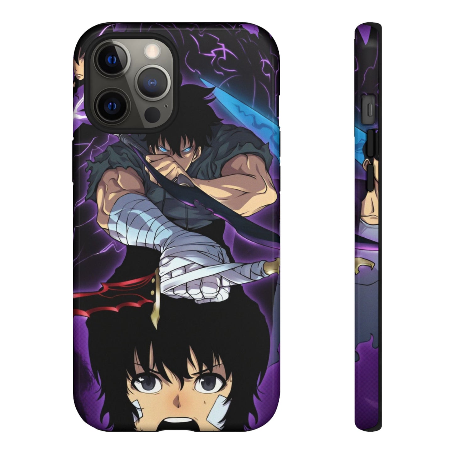 Sung Jin-Woo Shadow Awakening Double Layered Phone Case | Anime-Inspired Protective Case for iPhone & Samsung