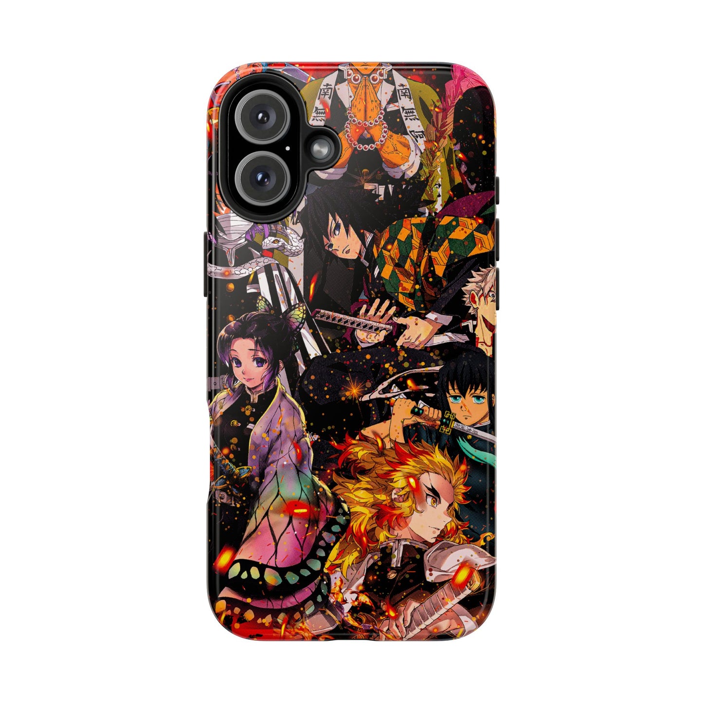 Hashira Collage Anime Phone Case | Anime-Inspired Protective Cover | Double Layer iPhone & Samsung Case
