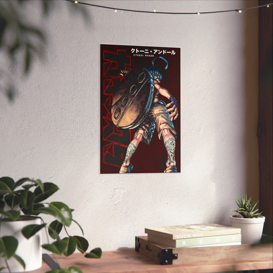 Cthoni Andor Matte Vertical Poster | Anime-Inspired Wall Art Manga Decor