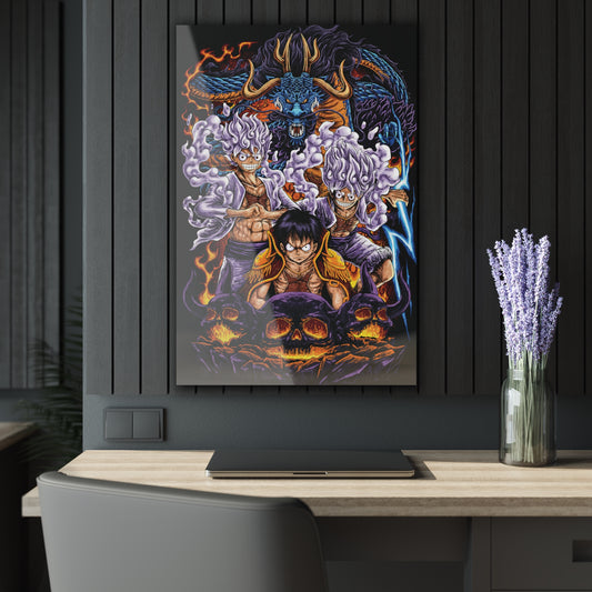 Luffy Vs Kaido II Acrylic Print