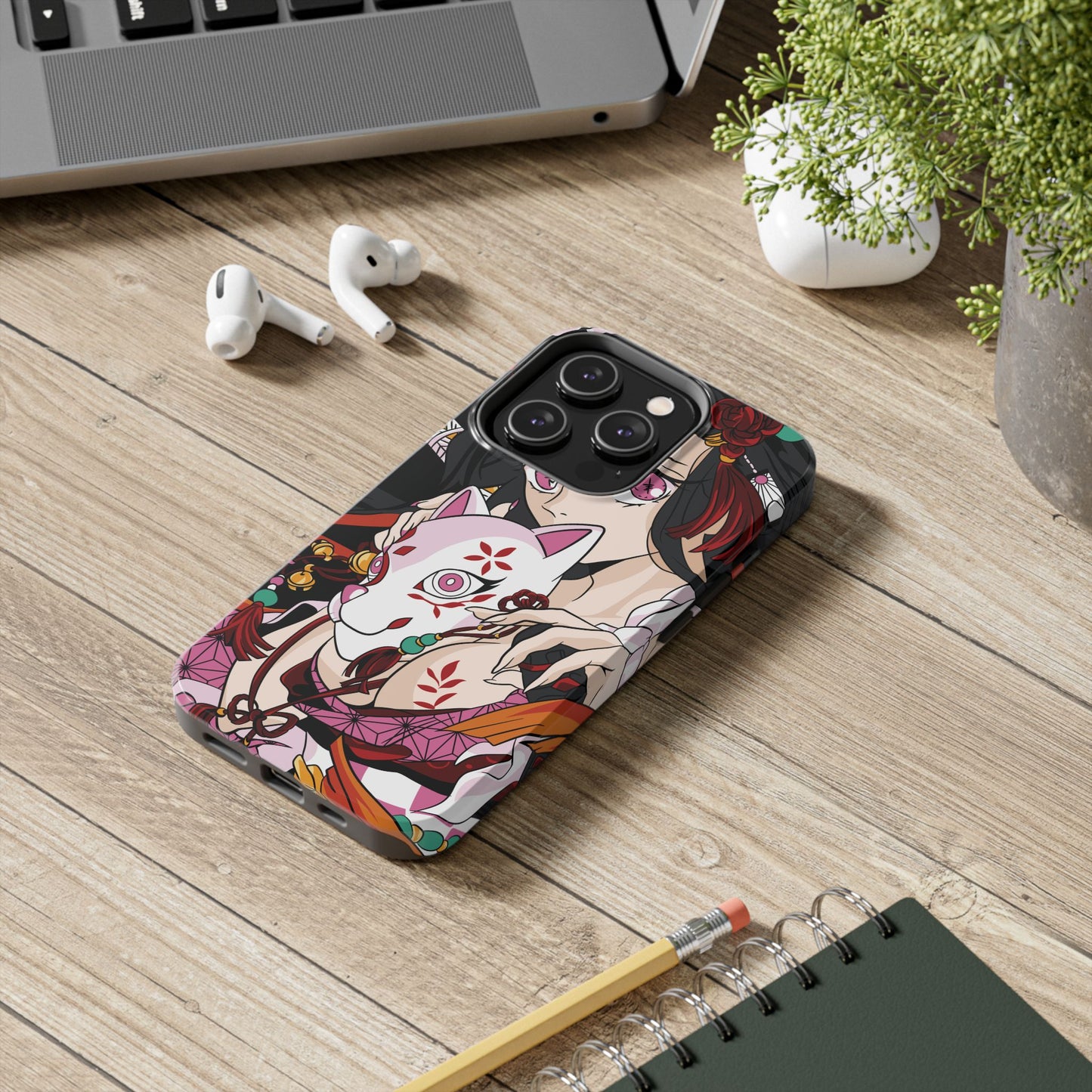 Demon Nezuko Anime Phone Case | Anime-Inspired Protective Cover | Double Layer Otaku Case