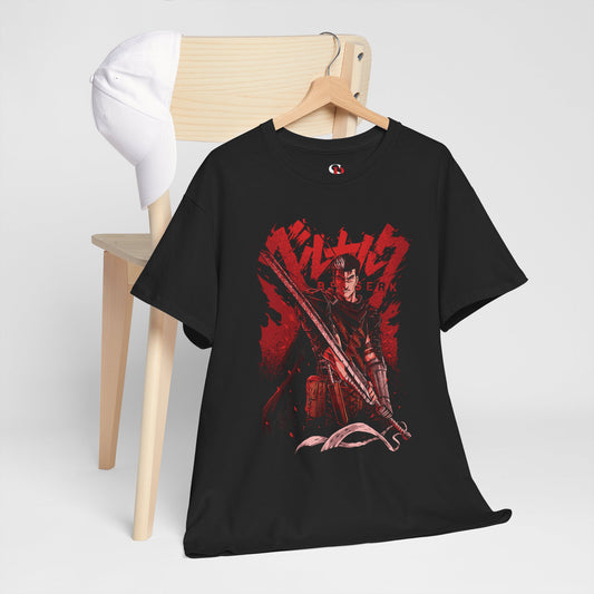 Guts Eclipse Rage Unisex Heavy Cotton T-Shirt | Berserk Anime Streetwear Tee