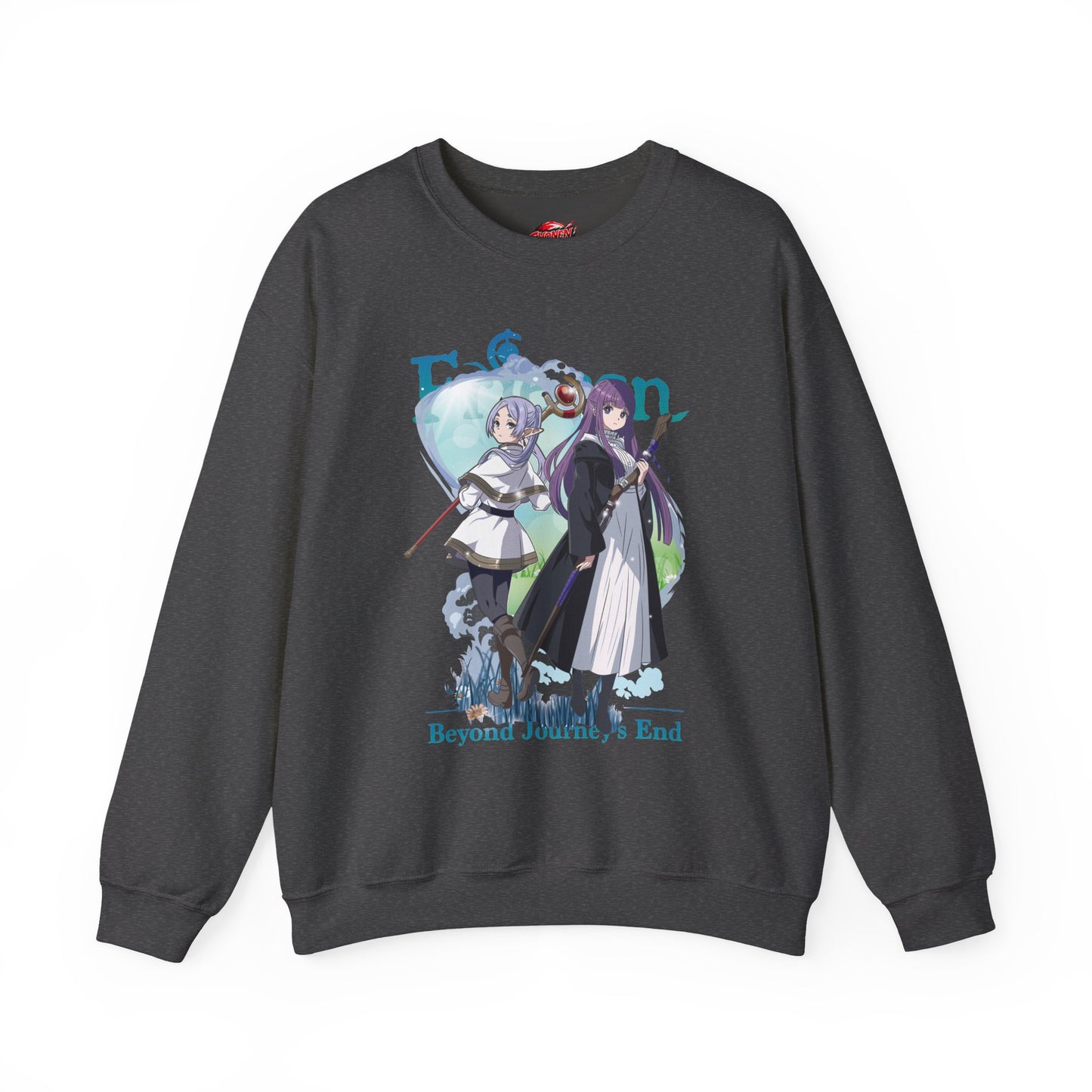 Frieren & Fern Unisex Heavy Blend Crewneck Sweatshirt Anime-Inspired Streetwear
