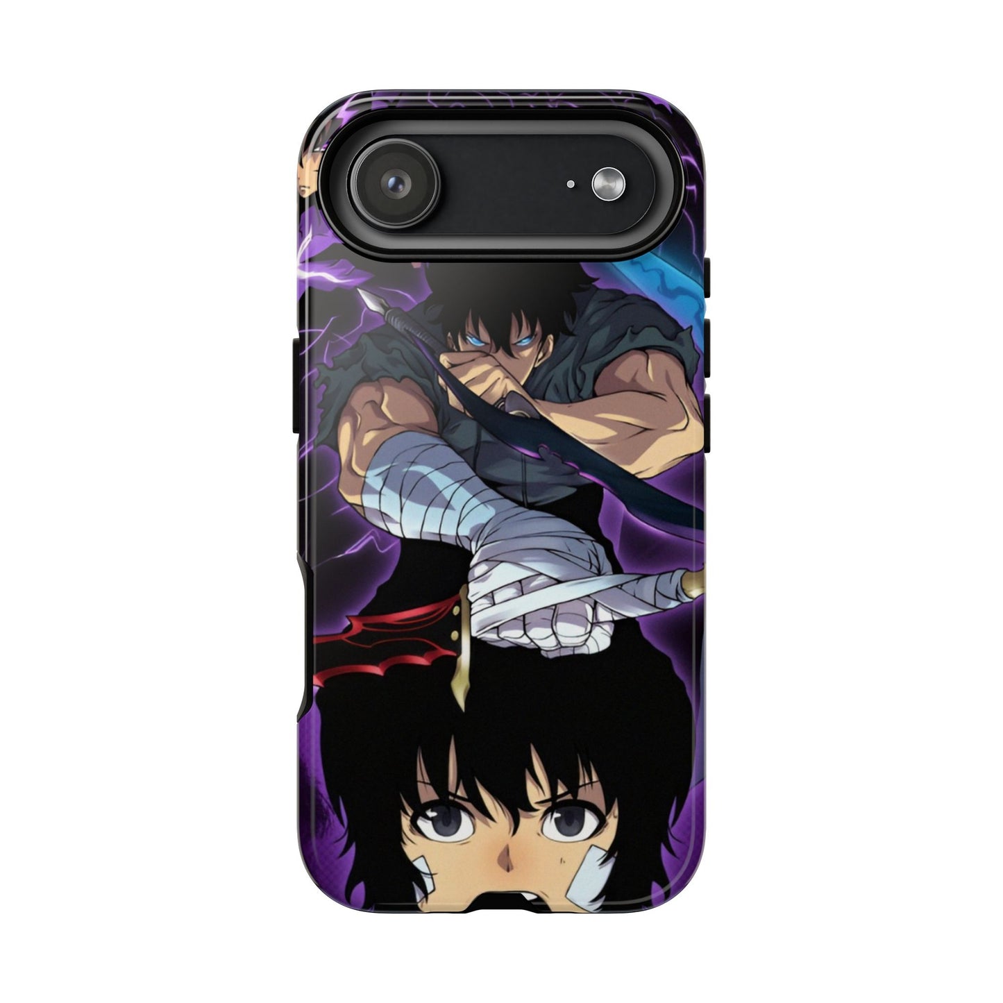 Sung Jin-Woo Shadow Awakening Double Layered Phone Case | Anime-Inspired Protective Case for iPhone & Samsung