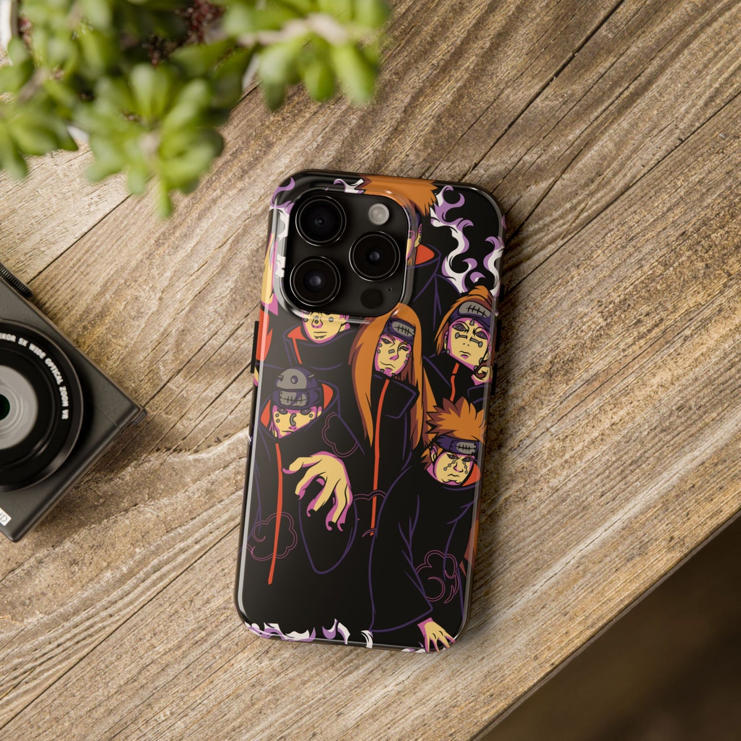 Akatsuki Six Paths of Pain Phone Case | Anime-Inspired Protective Case | Rinnegan Villain iPhone & Samsung Cover | Otaku Manga Case