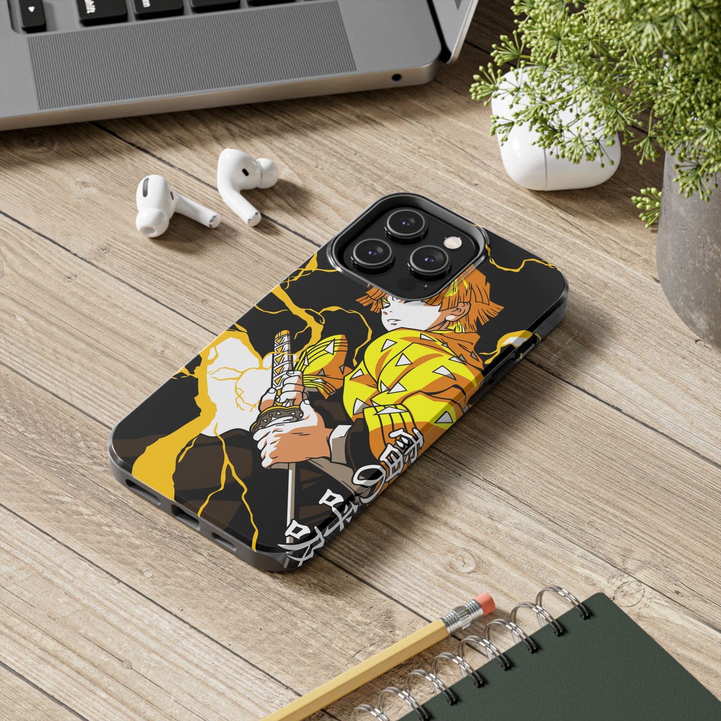 Sleeping Zenitsu Anime Phone Case | Anime-Inspired Protective Cover | Double Layer Otaku Case