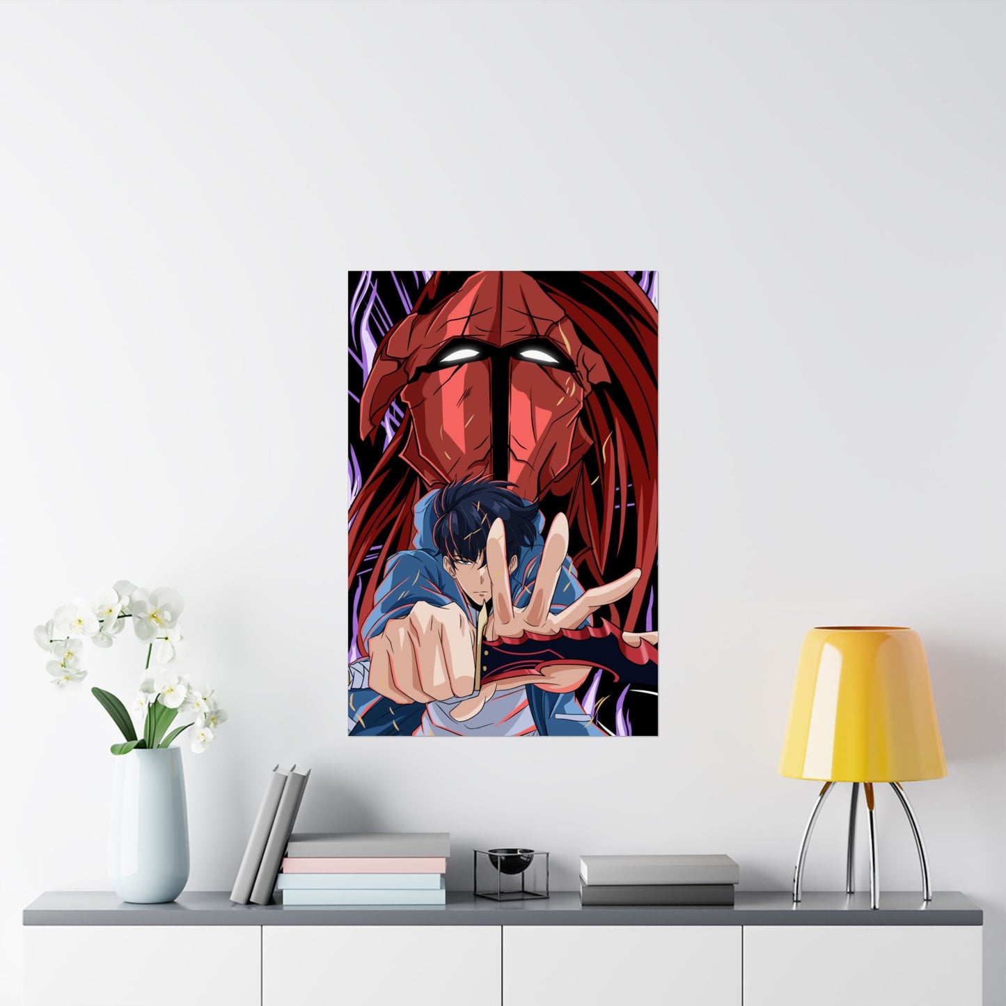 Sung Jin-Woo Igris’ Command Matte Vertical Poster | Anime-Inspired Wall Art | Shadow Army Print