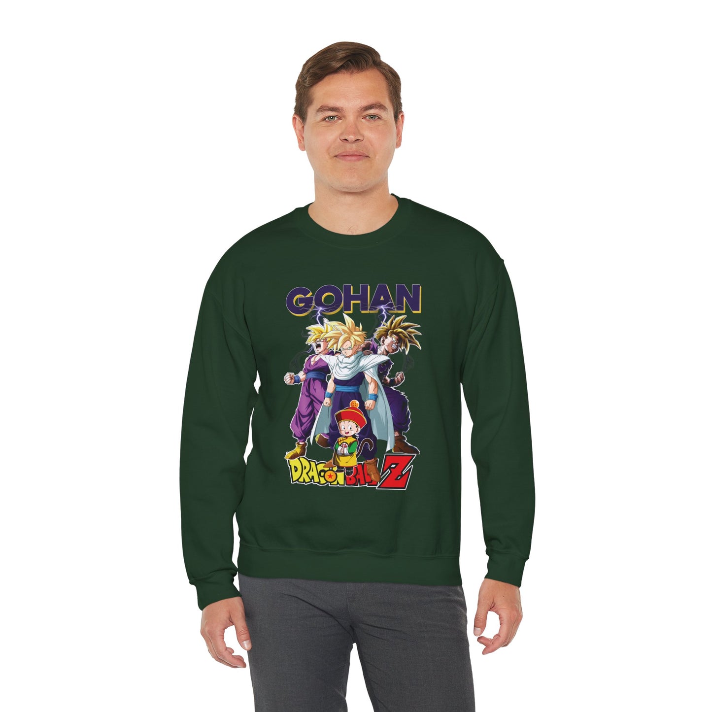 Gohan “Legacy of Z” Unisex Heavy Crewneck | Dragon Ball Z Streetwear Sweatshirt