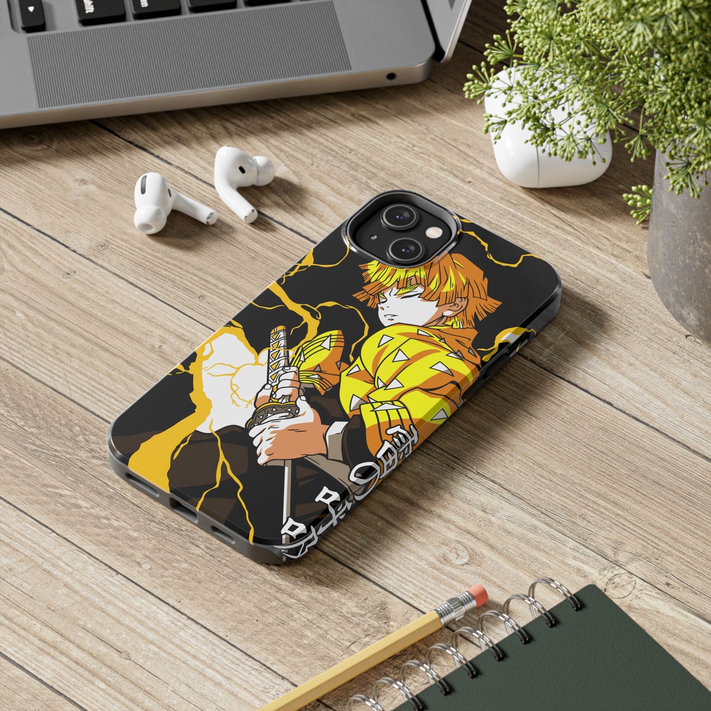 Sleeping Zenitsu Anime Phone Case | Anime-Inspired Protective Cover | Double Layer Otaku Case