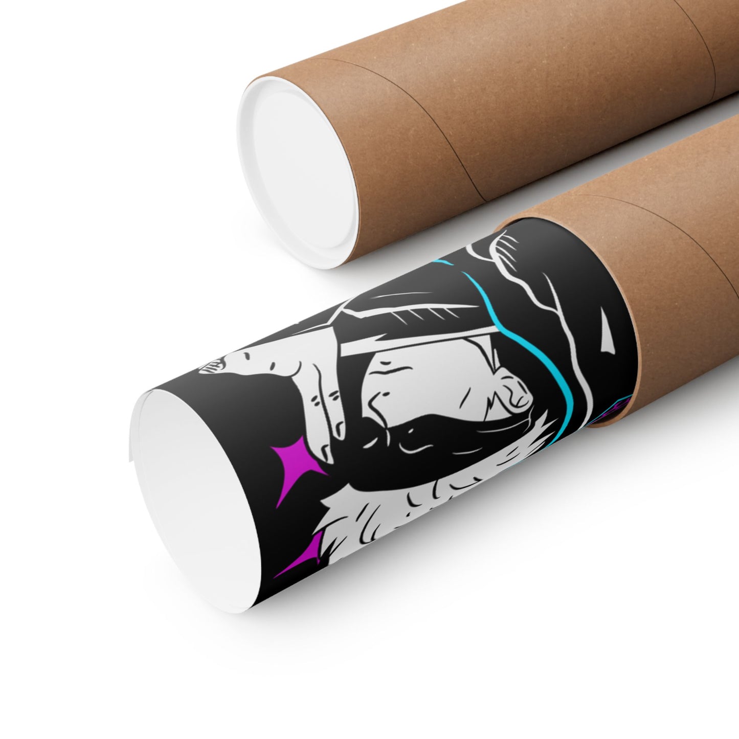 Satoru Gojo Six Eyes Matte Poster | Anime-Inspired Wall Art | Strongest Sorcerer Anime Decor | Gojo Artwork