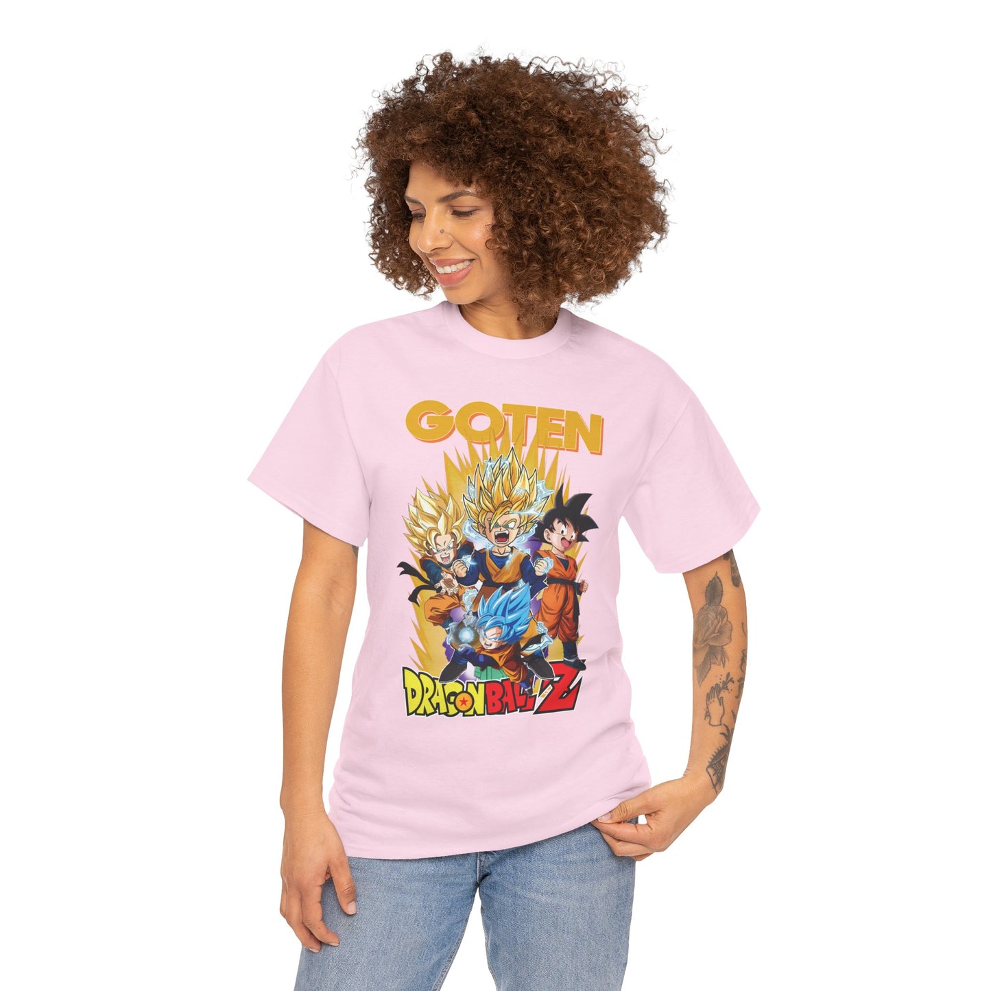 Goten “Next Gen Saiyan” Unisex Heavy Cotton T-Shirt | Dragon Ball Z Streetwear Tee