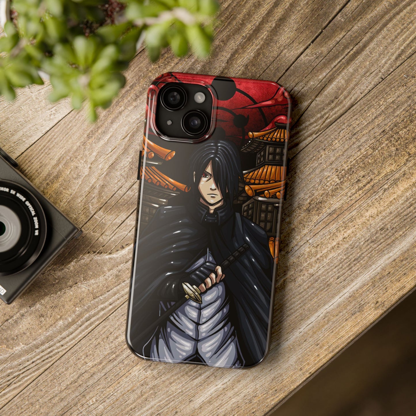 Sasuke Uchiha Infinite Tsukuyomi Phone Case | Anime-Inspired Protective Case | Mangekyo Sharingan Uchiha iPhone & Samsung Cover | Otaku Manga Case