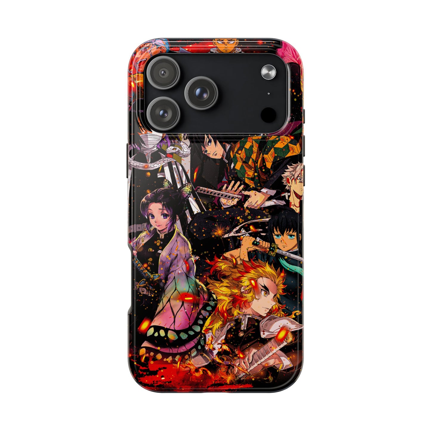 Hashira Collage Anime Phone Case | Anime-Inspired Protective Cover | Double Layer iPhone & Samsung Case