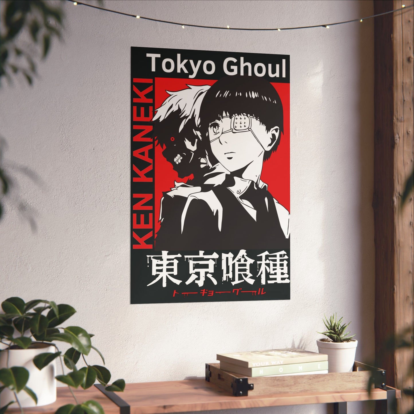 Ken Kaneki II Matte Vertical Poster | Tokyo Ghoul Anime Wall Art
