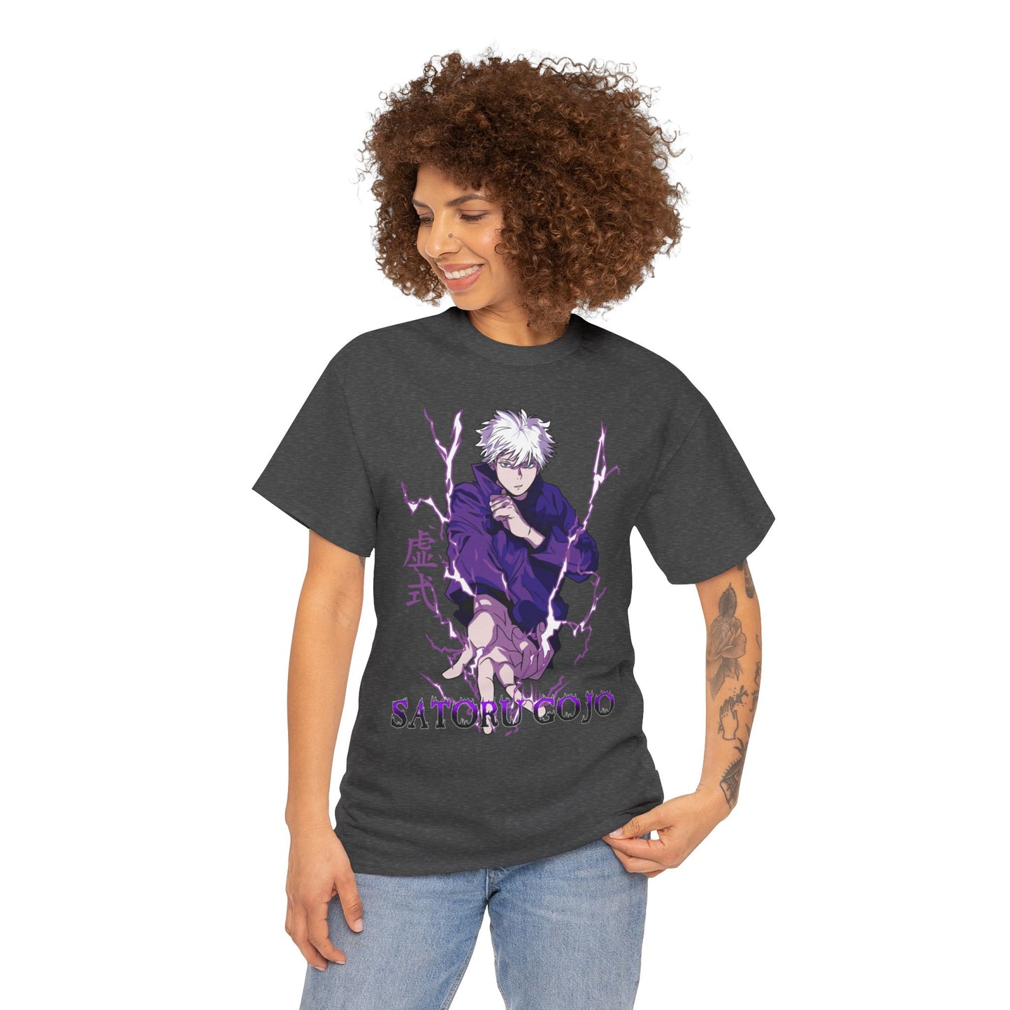 Satoru Gojo Hollow Purple II T-Shirt | Anime-Inspired Grphic Shirt | Strongest Sorcerer Streetwear Tee | Gojo Infinity Graphic Tee