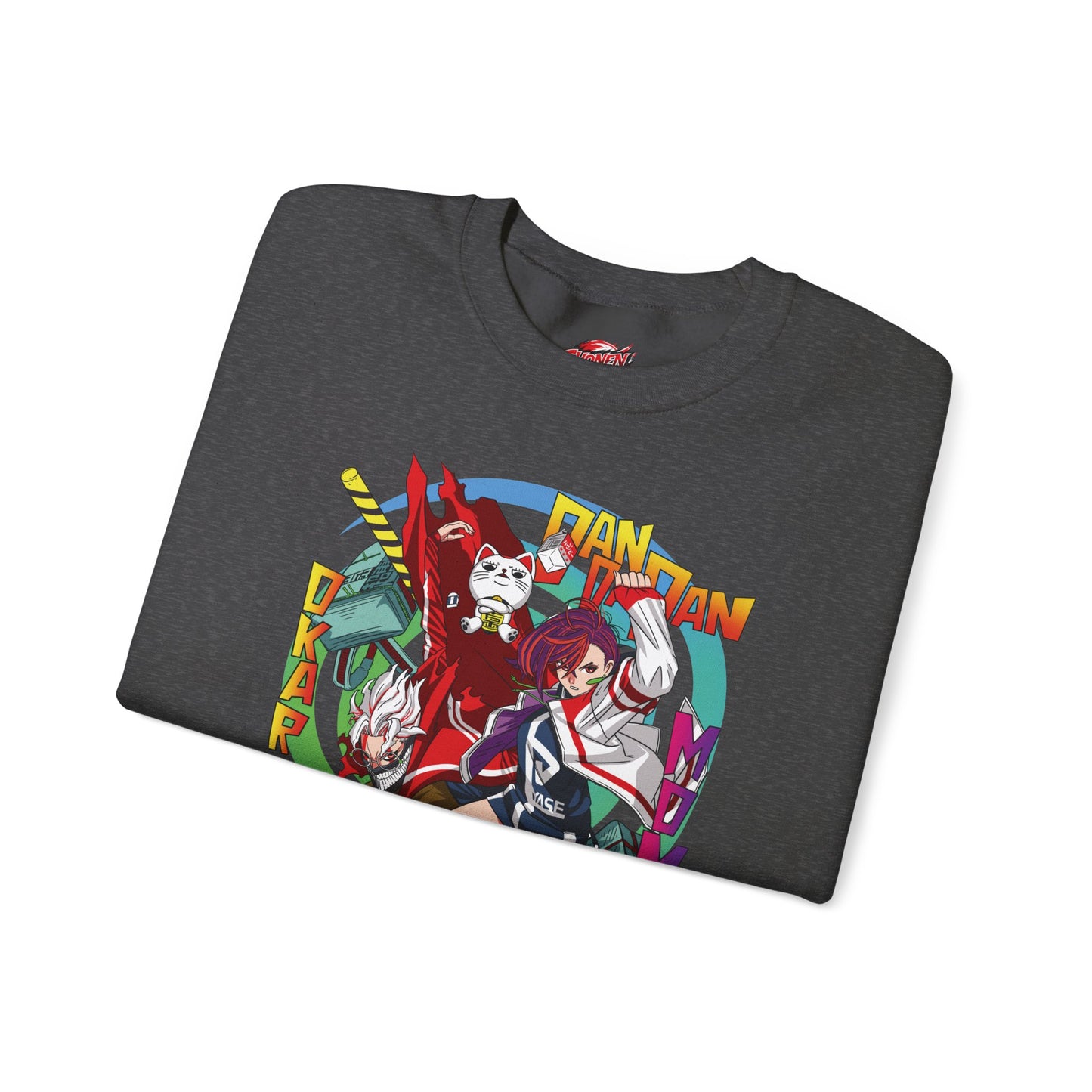 Okarun x Momo Unisex Heavy Crewneck | Anime-Inspired Streetwear Sweatshirt