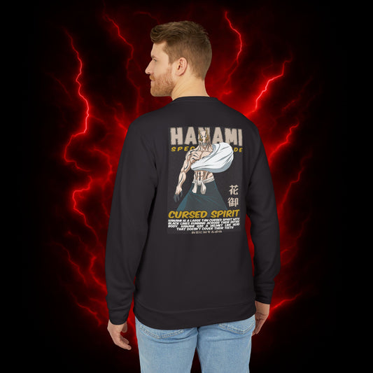 Cursed Spirit Hanami Adidas Unisex Fleece Crewneck Sweatshirt