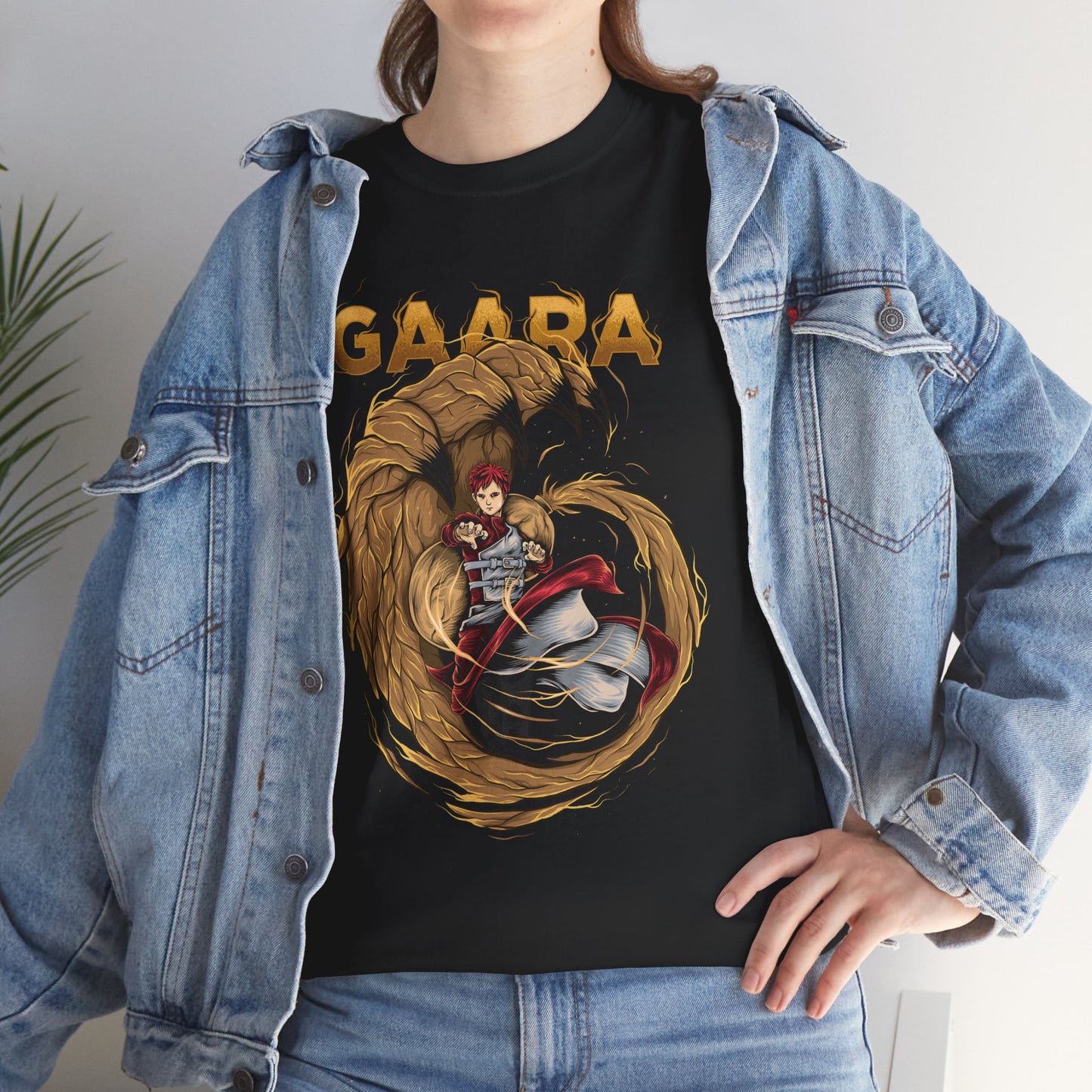 Gaara “Sand Coffin” Unisex Heavy Cotton T-Shirt | Naruto Streetwear Tee