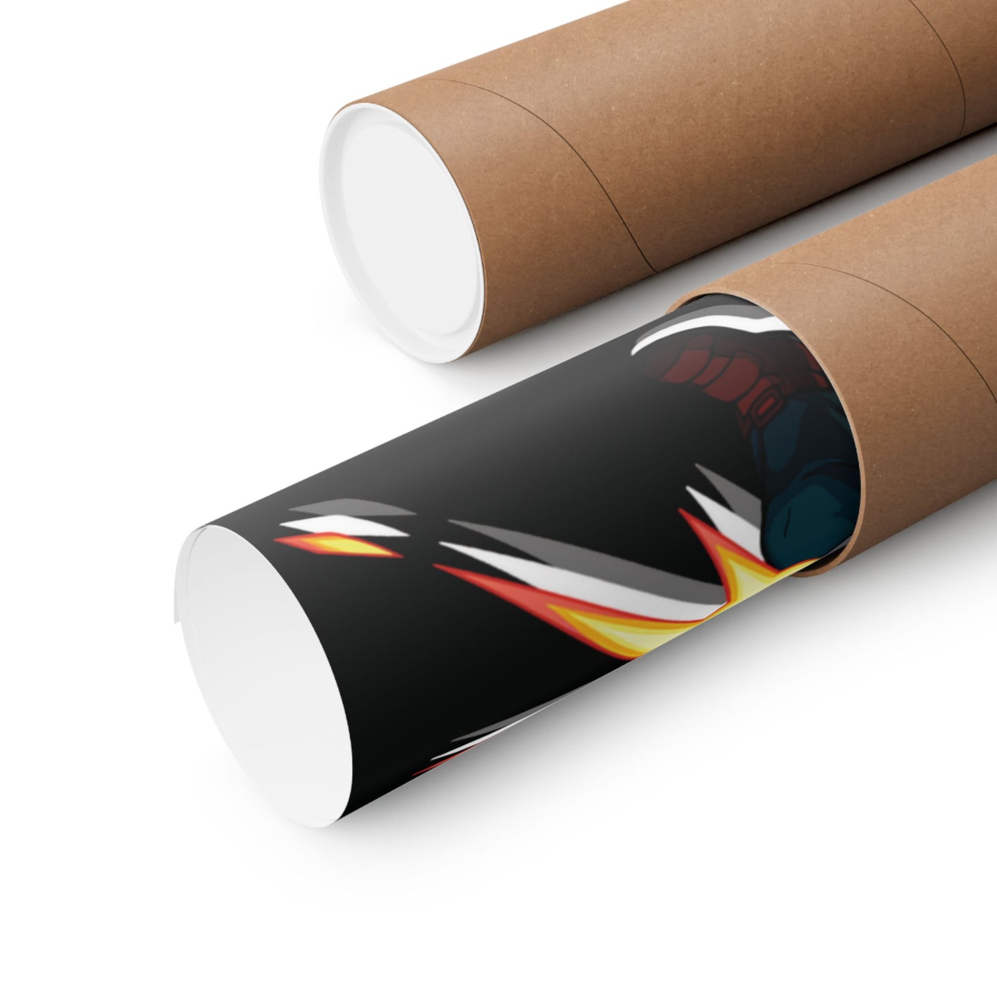 Eijiro Kirishima Vertical Matte Poster | Anime-Inspired Wall Art | Red Riot Room Decor