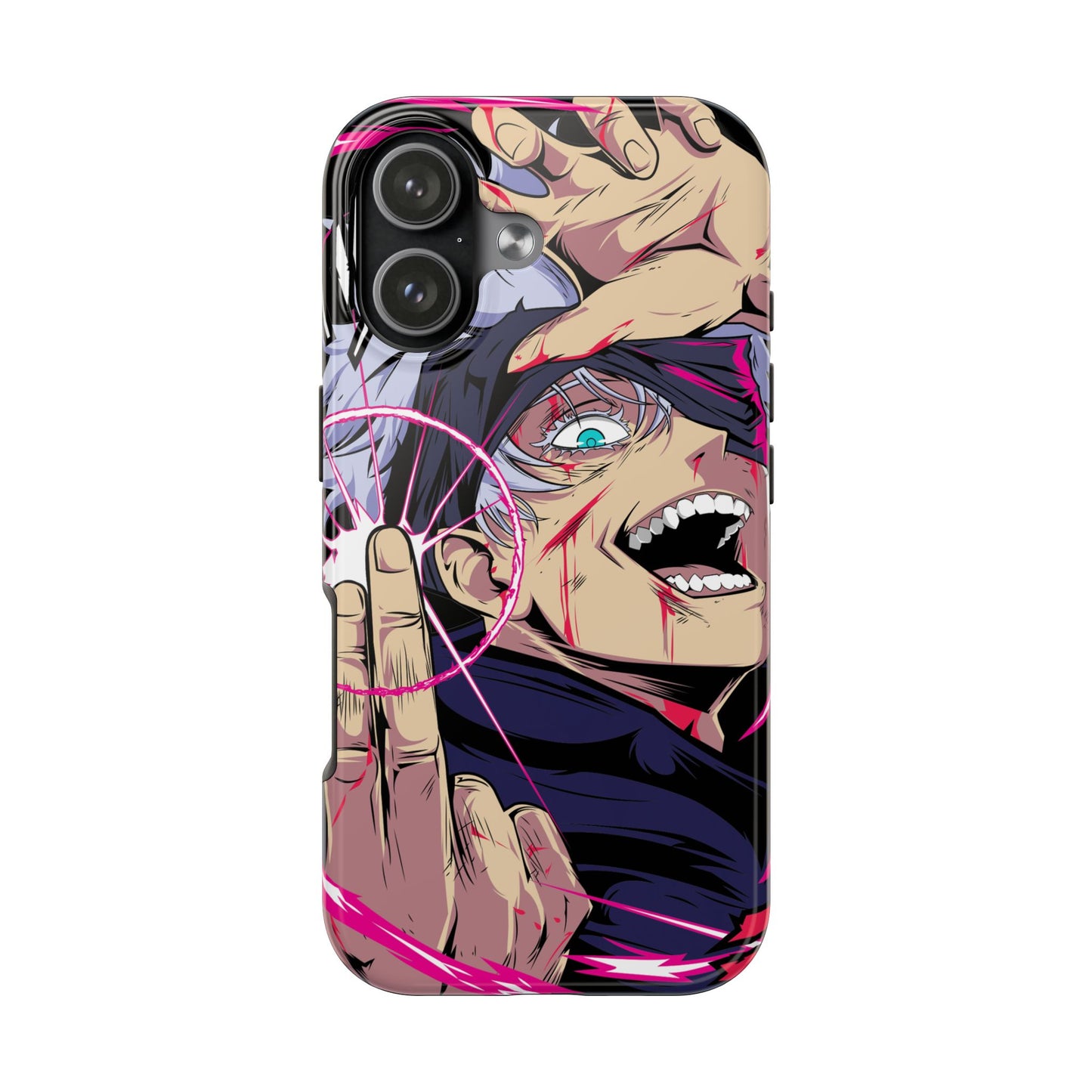 Satoru Gojo Phone Case | Reversal Red Anime-Inspired Protective Case | iPhone & Samsung Otaku Manga Cover