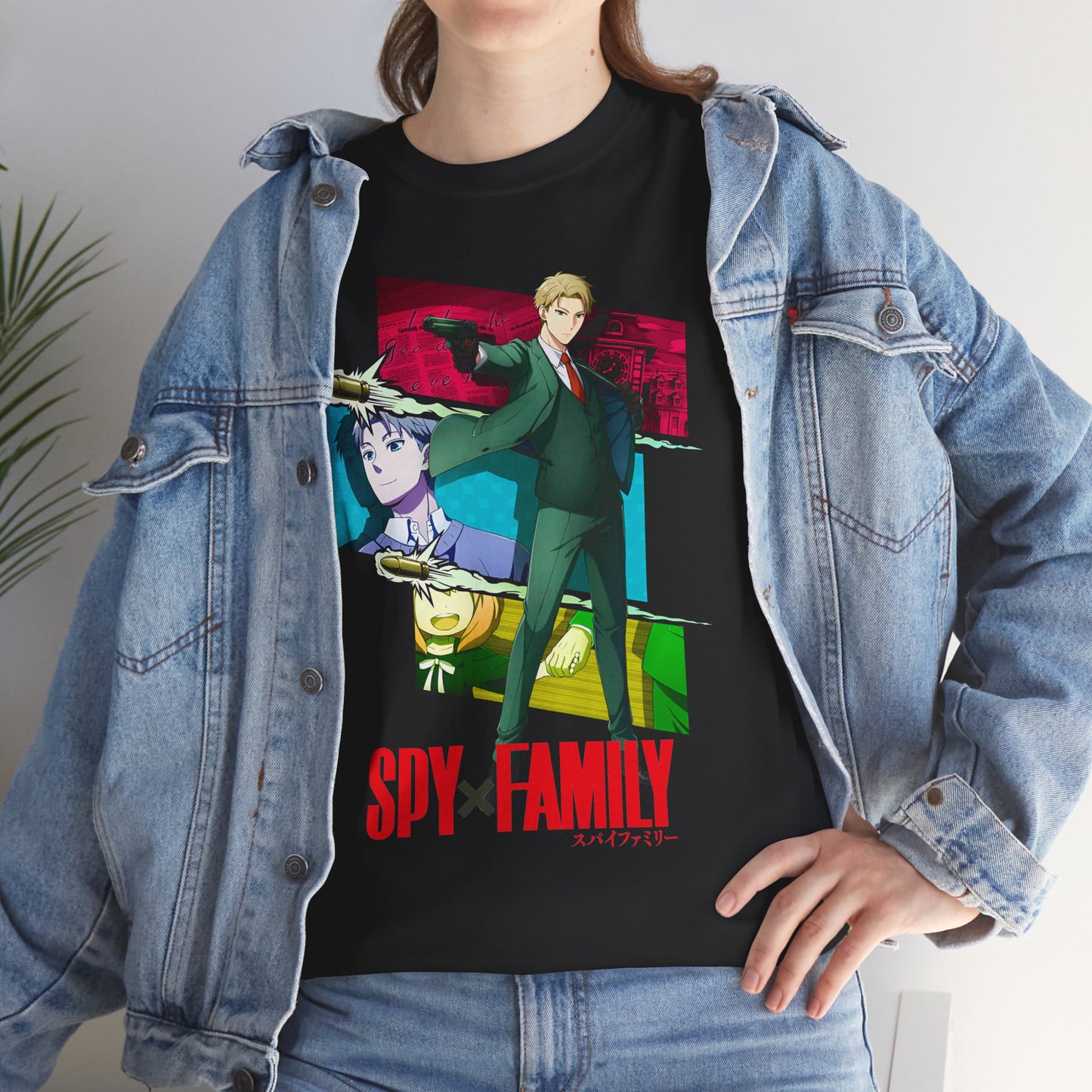 Loid Forger Unisex Heavy Cotton T-Shirt | Anime Graphic Streetwear Tee