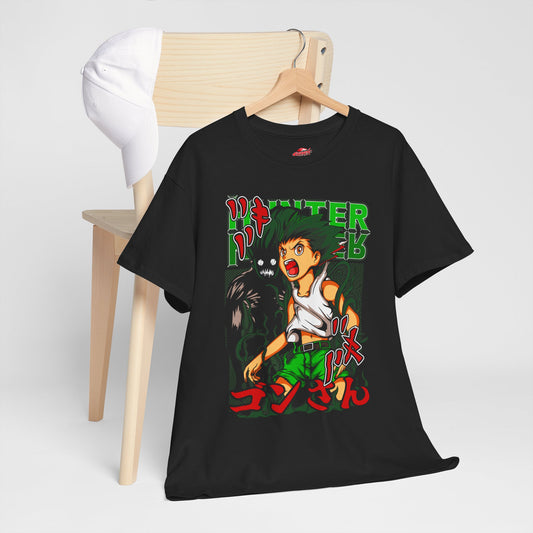 Gon Freecss Unisex Heavy Cotton T-Shirt | Hunter Anime-Inspired Streetwear Graphic Tee