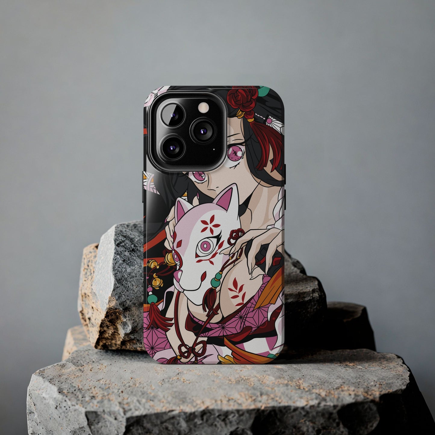 Demon Nezuko Anime Phone Case | Anime-Inspired Protective Cover | Double Layer Otaku Case