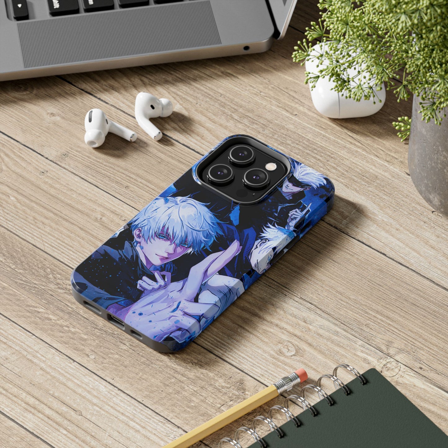 4 Styles of Gojo Phone Case | Anime-Inspired Protective Case | Satoru Gojo iPhone & Samsung Cover | Otaku Manga Case