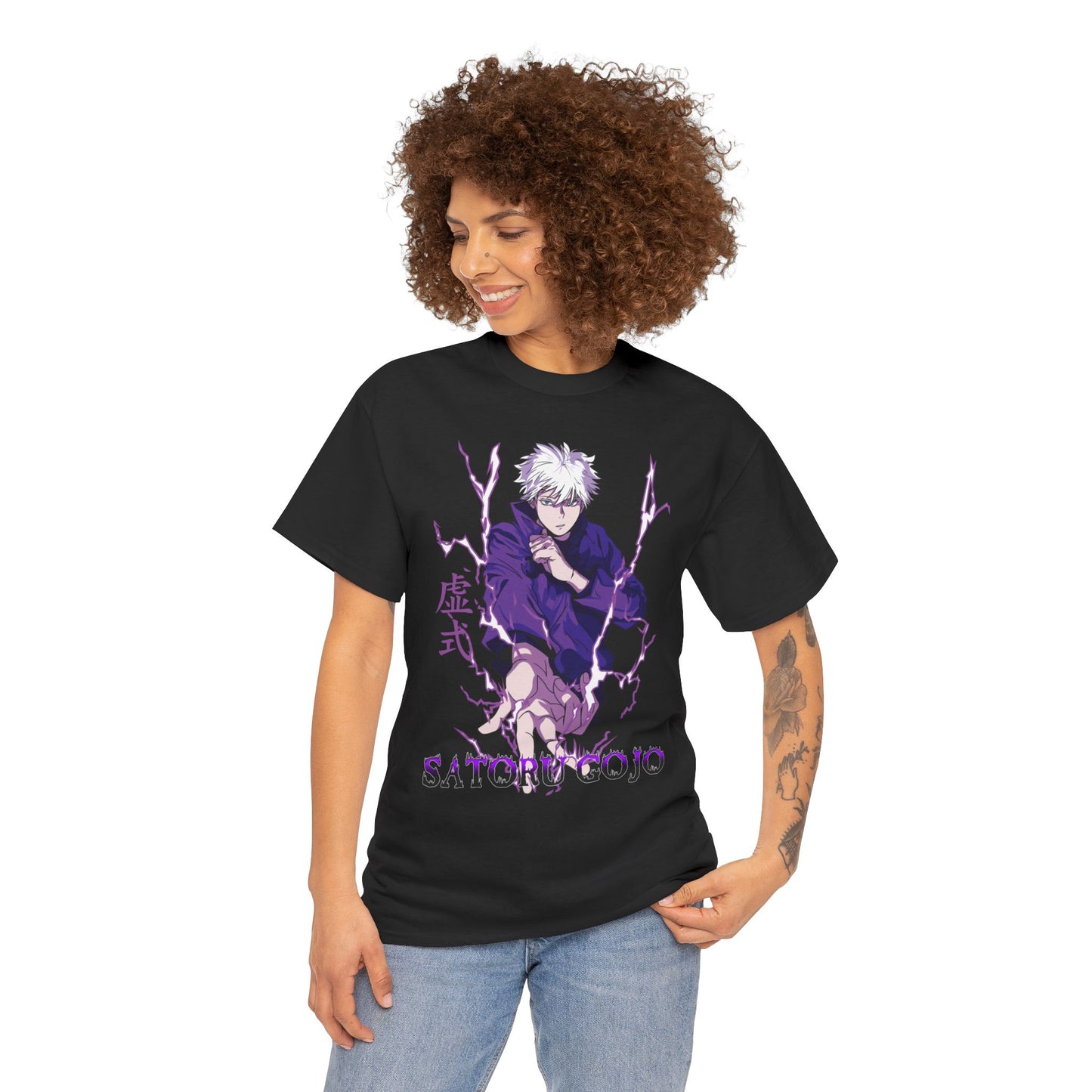 Satoru Gojo Hollow Purple II T-Shirt | Anime-Inspired Grphic Shirt | Strongest Sorcerer Streetwear Tee | Gojo Infinity Graphic Tee