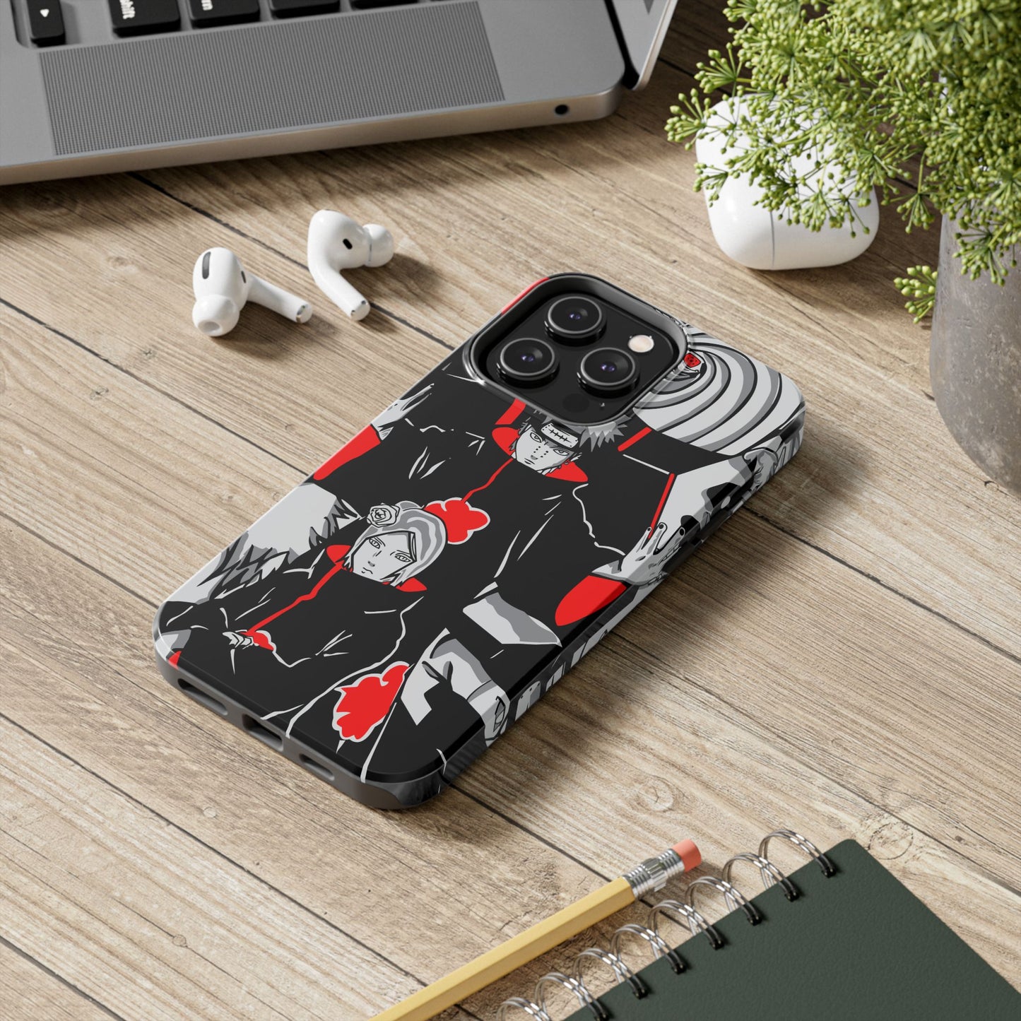Akatsuki Phone Case | Anime-Inspired Protective Case | Double Layered iPhone & Samsung Cover | Otaku Manga Case