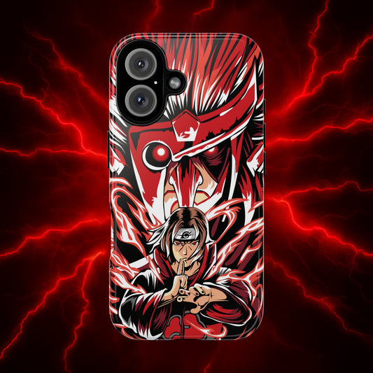 Itachi Flame Susanoo Double Layered Phone Case