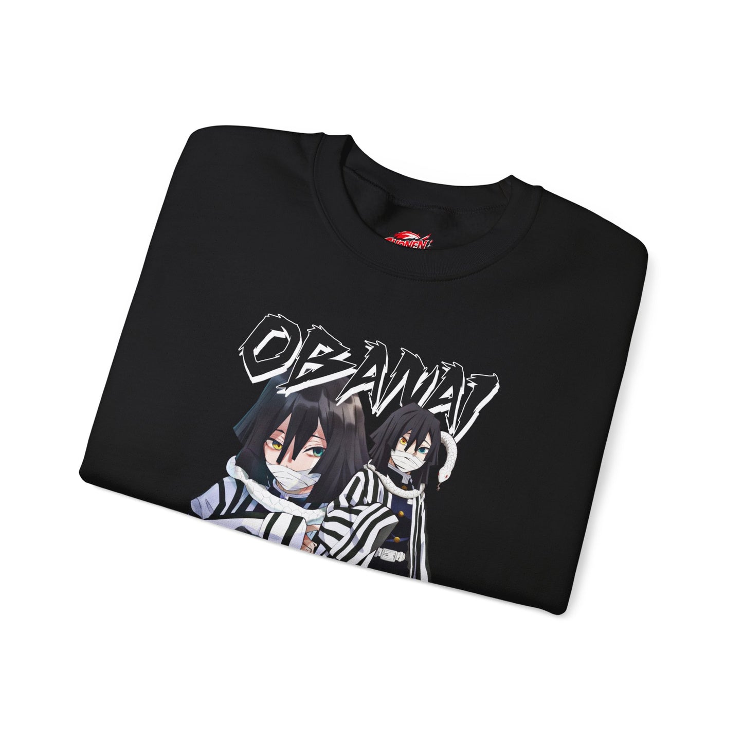 Obanai Iguro Crewneck – Serpent Hashira Anime-Inspired Sweatshirt | Japanese Streetwear Pullover | Unisex Otaku Gift