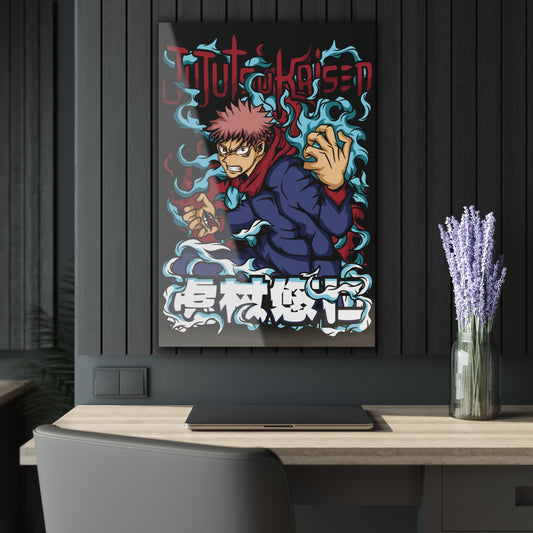 Yuji Itadori Cursed Energy Acrylic Print