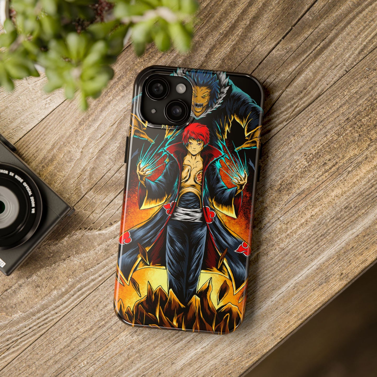 Puppet Master Sasori Phone Case | Akatsuki Anime-Inspired Protective Case | Red Sand Villain iPhone & Samsung Cover | Otaku Manga Case