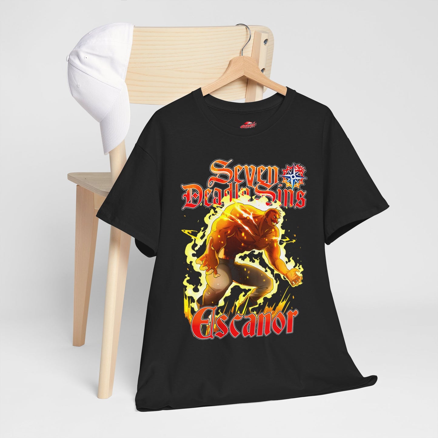 Lion Sin of Pride Escanor Unisex Heavy Cotton T-Shirt | Anime-Inspired Graphic Streetwear Tee