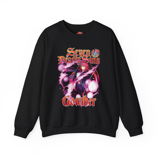 Goat Sin of Lust Gowther Crewneck Sweatshirt | Anime-Inspired Streetwear Sweater | Manga Pullover