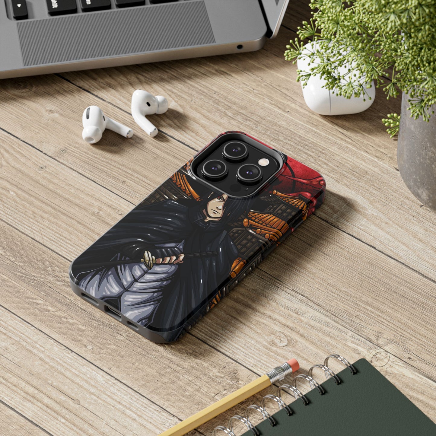 Sasuke Uchiha Infinite Tsukuyomi Phone Case | Anime-Inspired Protective Case | Mangekyo Sharingan Uchiha iPhone & Samsung Cover | Otaku Manga Case