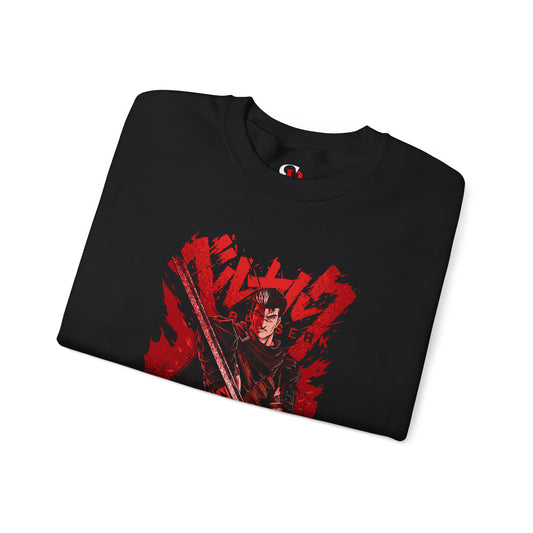 Guts Eclipse Rage Unisex Heavy Blend Crewneck Sweatshirt | Berserk Anime Streetwear