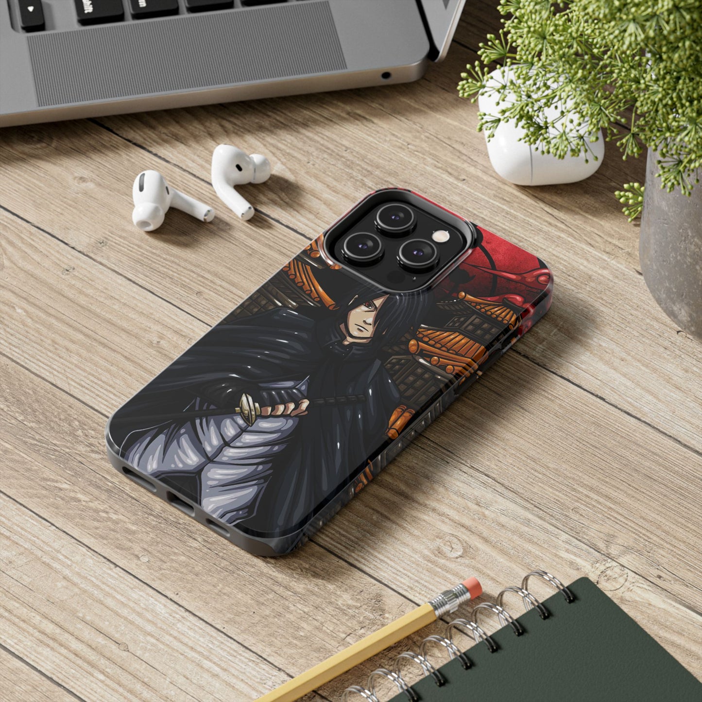 Sasuke Uchiha Infinite Tsukuyomi Phone Case | Anime-Inspired Protective Case | Mangekyo Sharingan Uchiha iPhone & Samsung Cover | Otaku Manga Case