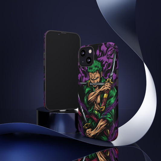 Demon Aura Zoro Double Layered Phone Case