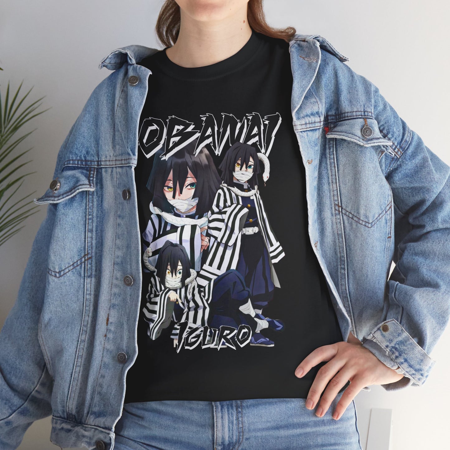 Obanai Iguro Serpent Hashira T-Shirt | Anime-Inspired Streetwear | Unisex Manga Tee