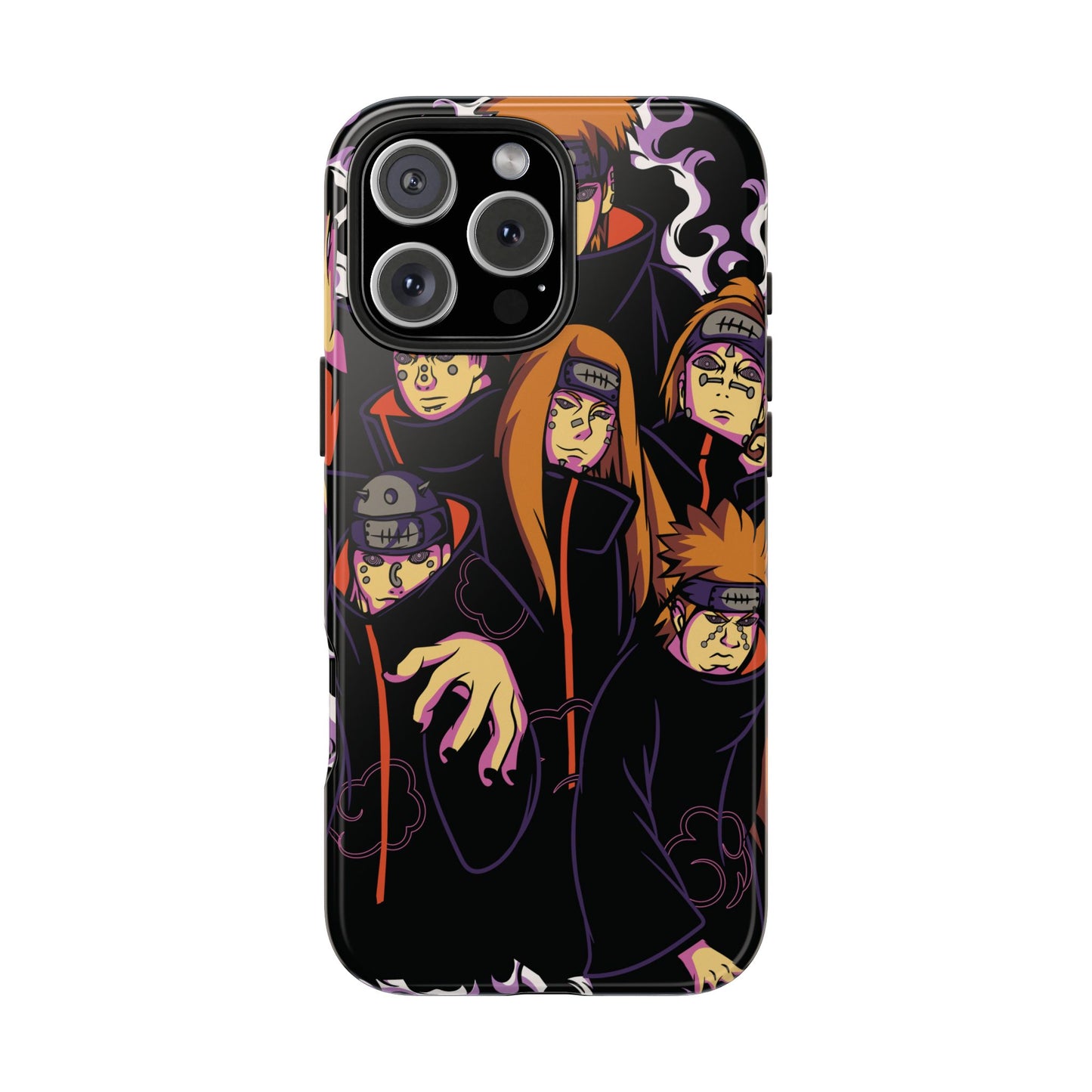 Akatsuki Six Paths of Pain Phone Case | Anime-Inspired Protective Case | Rinnegan Villain iPhone & Samsung Cover | Otaku Manga Case