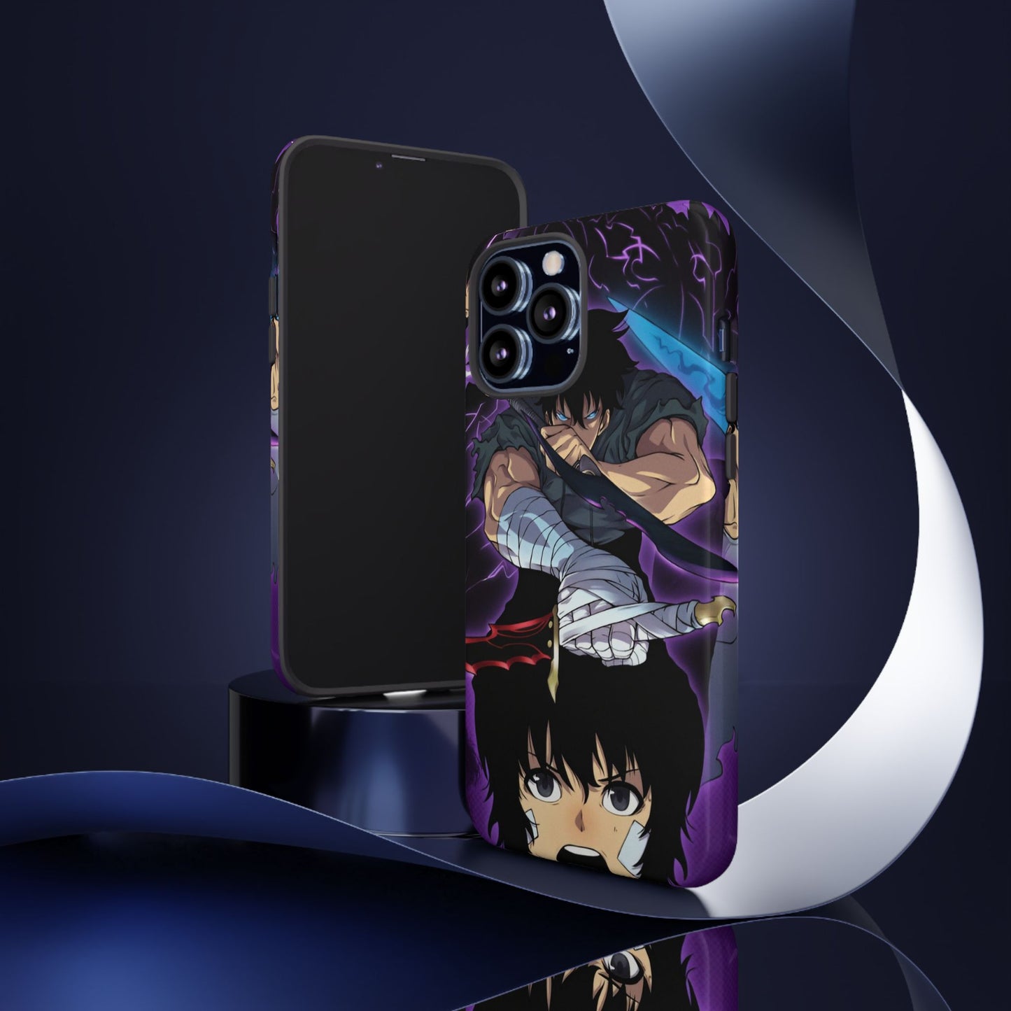 Sung Jin-Woo Shadow Awakening Double Layered Phone Case | Anime-Inspired Protective Case for iPhone & Samsung