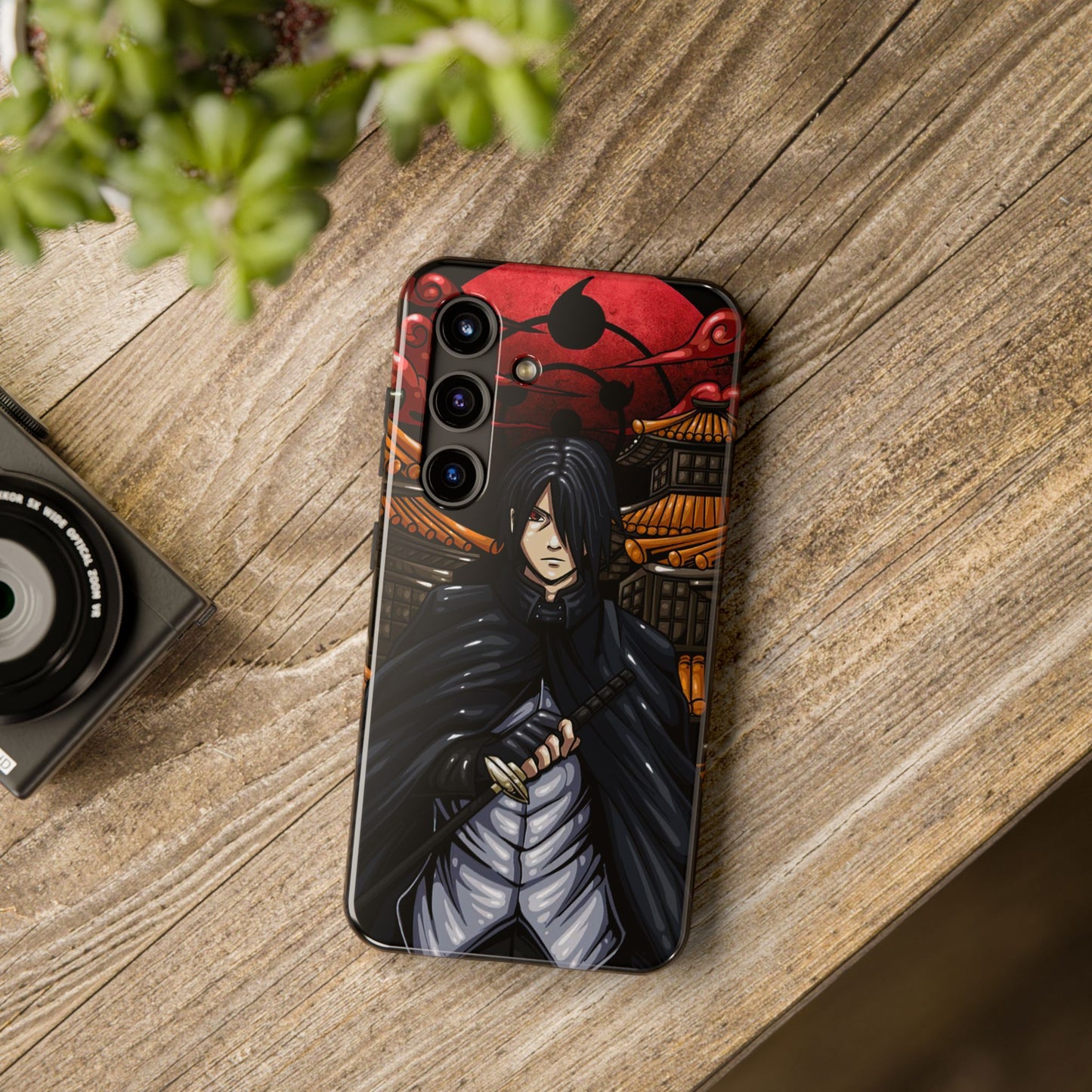Sasuke Uchiha Infinite Tsukuyomi Phone Case | Anime-Inspired Protective Case | Mangekyo Sharingan Uchiha iPhone & Samsung Cover | Otaku Manga Case