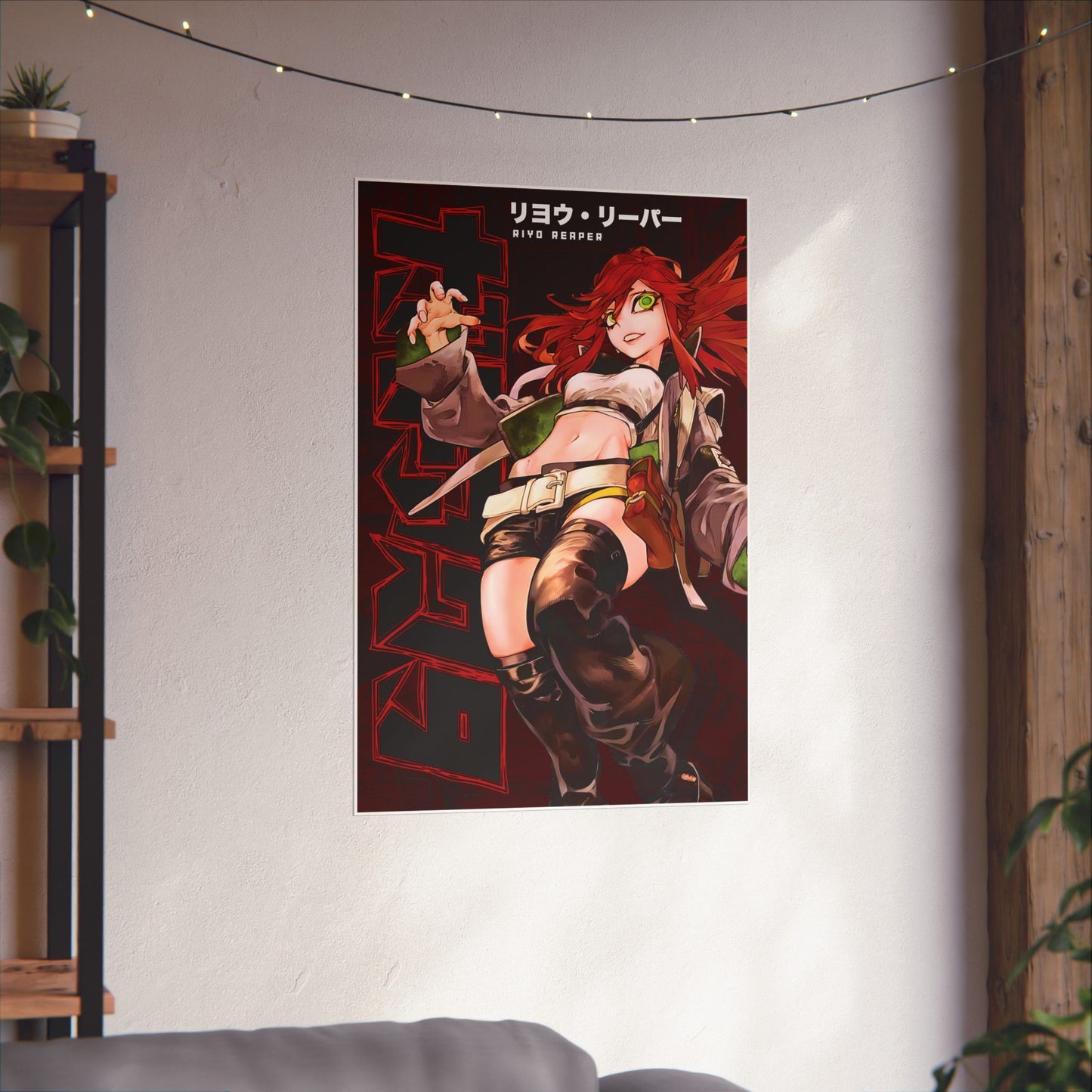 Riyo Reaper Matte Vertical Poster | Anime-Inspired Wall Art Manga Decor