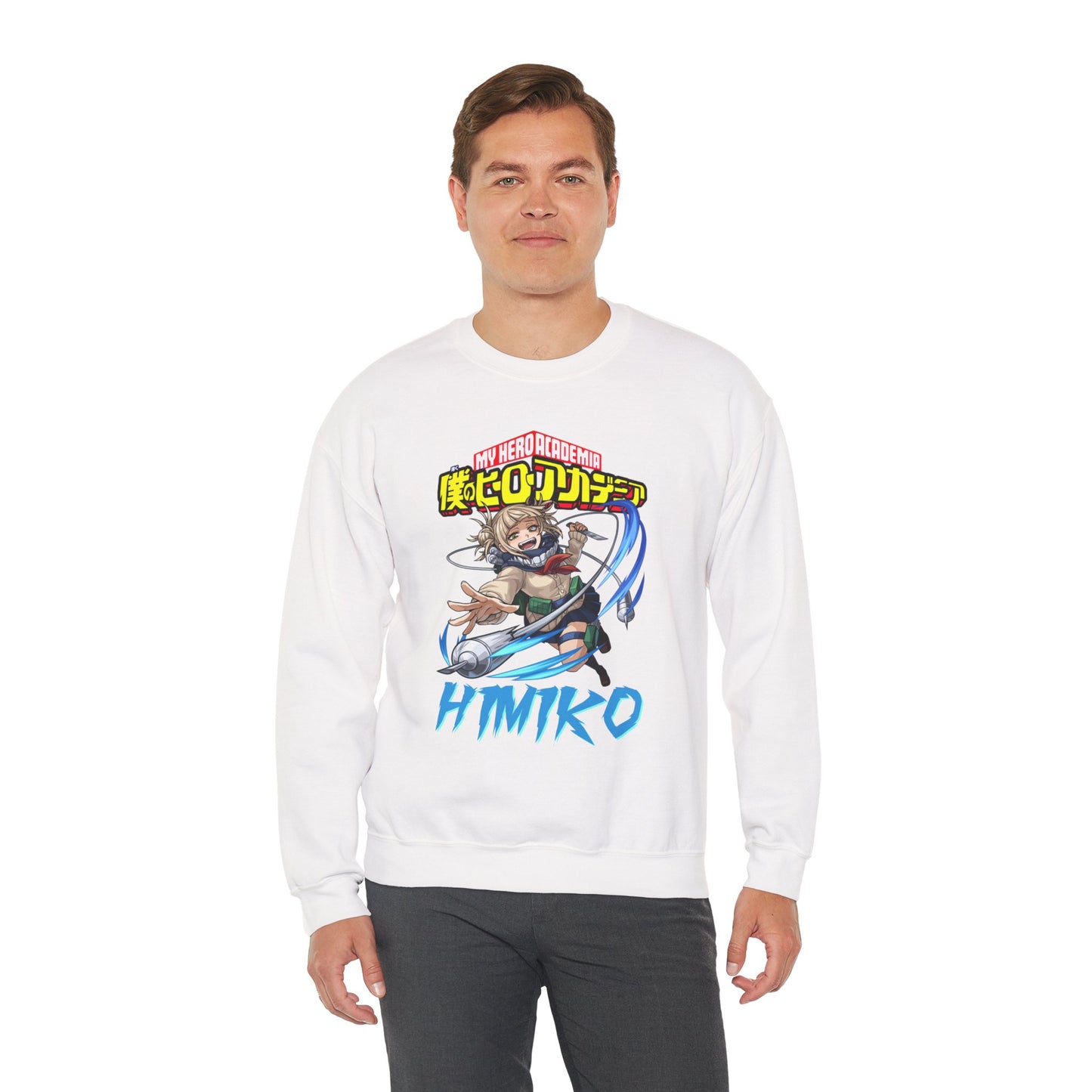 Himiko Toga Unisex Heavy Blend Crewneck | Anime Villain Sweatshirt | Otaku Streetwear